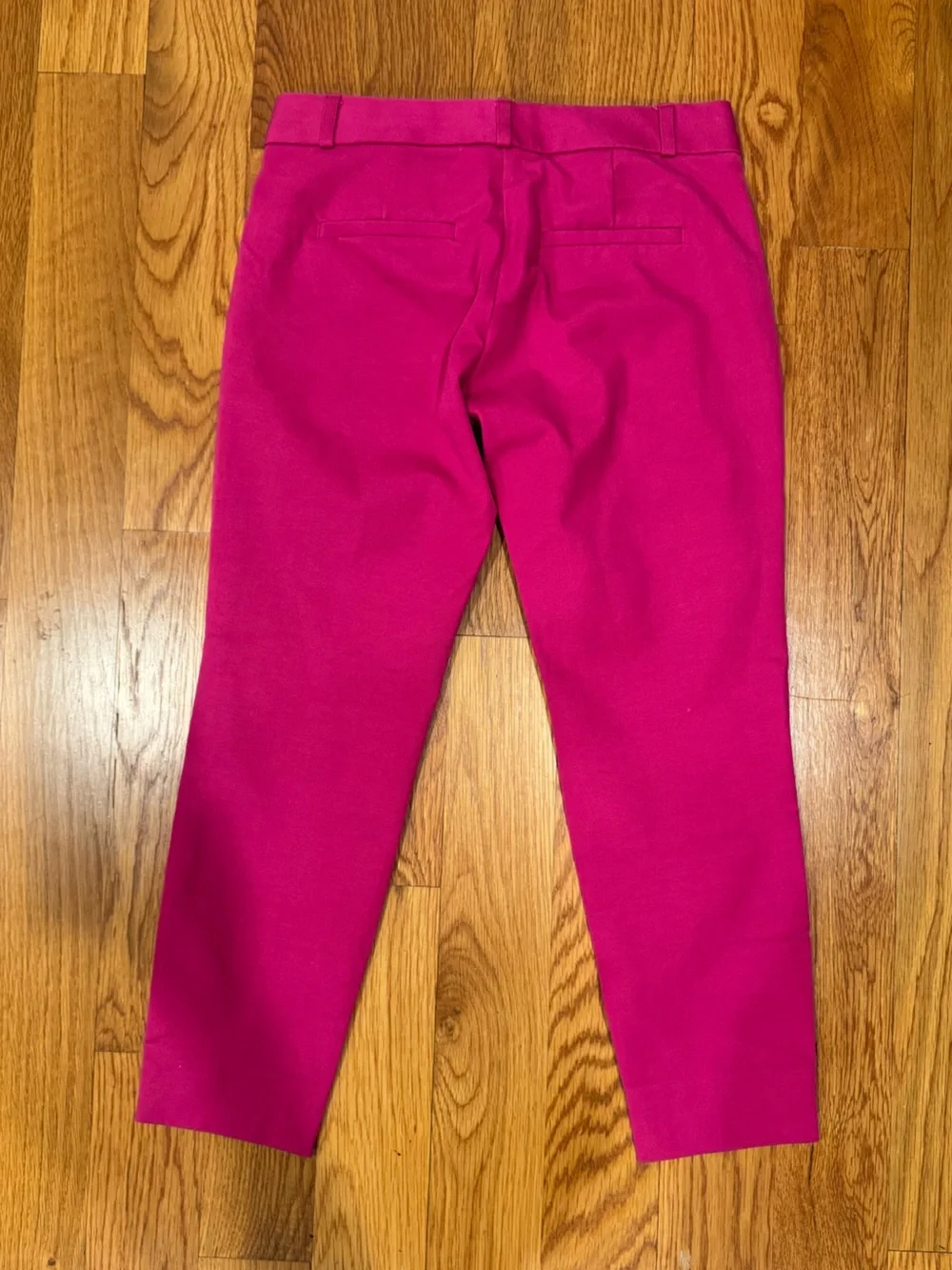 Banana Republic Factory Sloan Fit Magenta Ankle Skinny Dress Pants 00P 00 Petite
